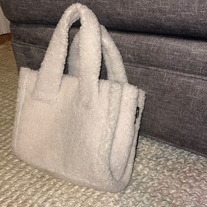 Forever 21 Faux Fur/ Fluffy Textured Mini Purse